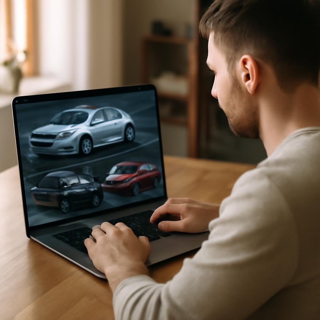 Интерфейс платформы для продажи подержанных автомобилей